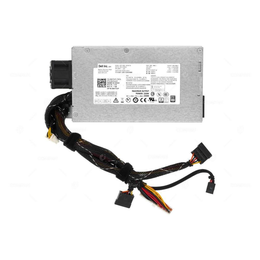 6HTWP DELL 250W POWER SUPPLY 80 PLUS SILVER FOR DELL POWEREDGE R210